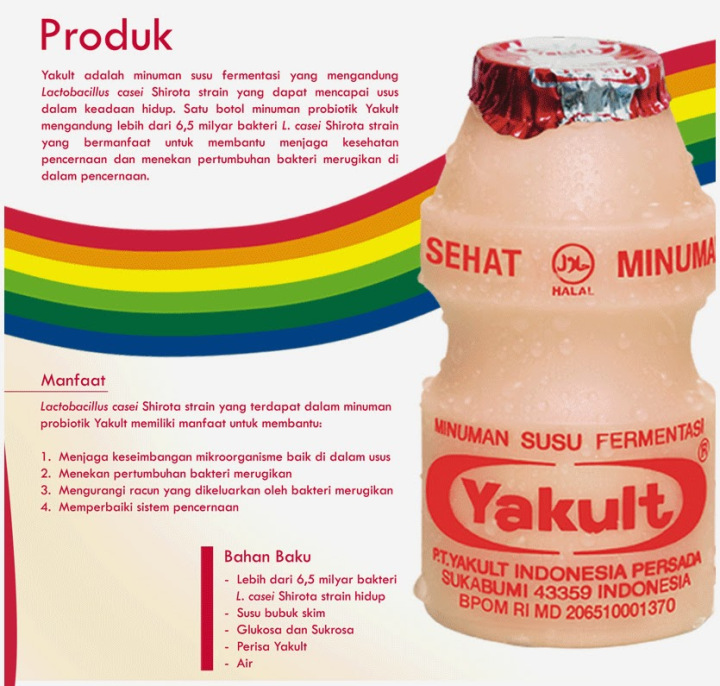 yakult si kecil yang tua