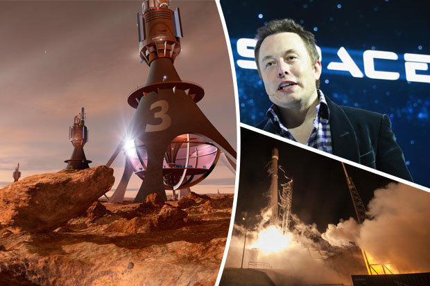 Elon Musk berambisi membuat pangkalan manusia di Planet Mars