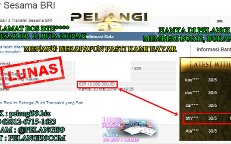 Selalu Menang Terus Di Pelangi 99