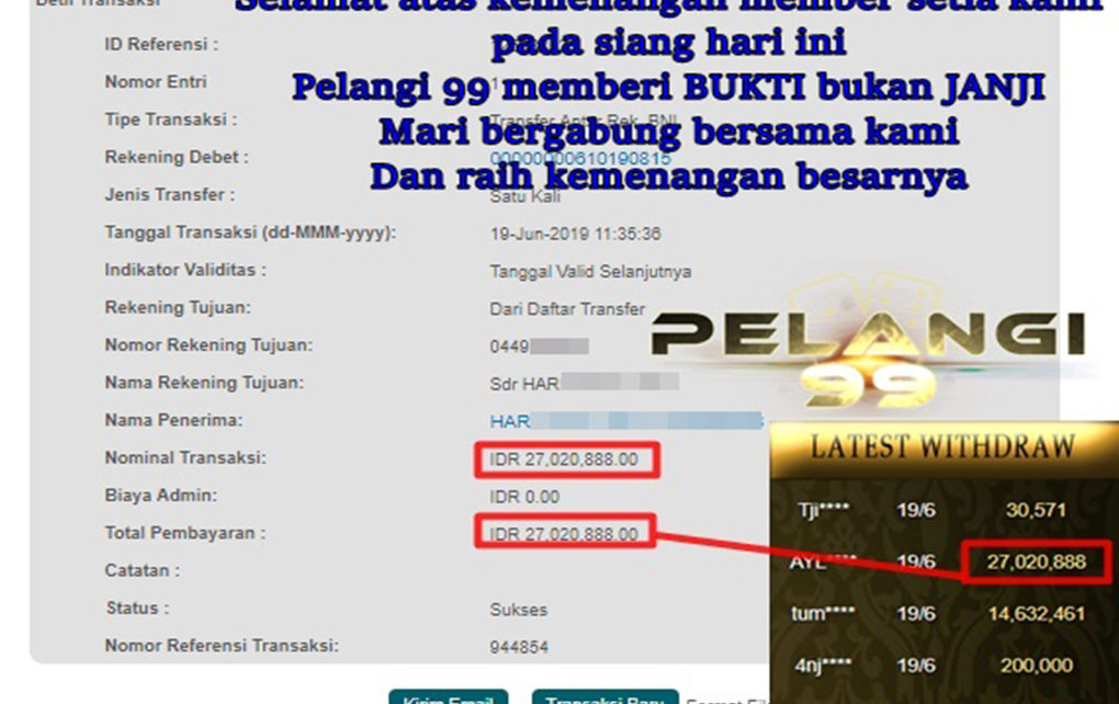 Daftar Main Dan Menang Di Pelangi 99