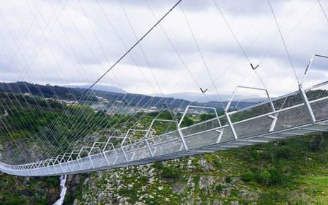 516 Arouca Mematahkan Rekor Jembatan Gantung Charles Kuonen