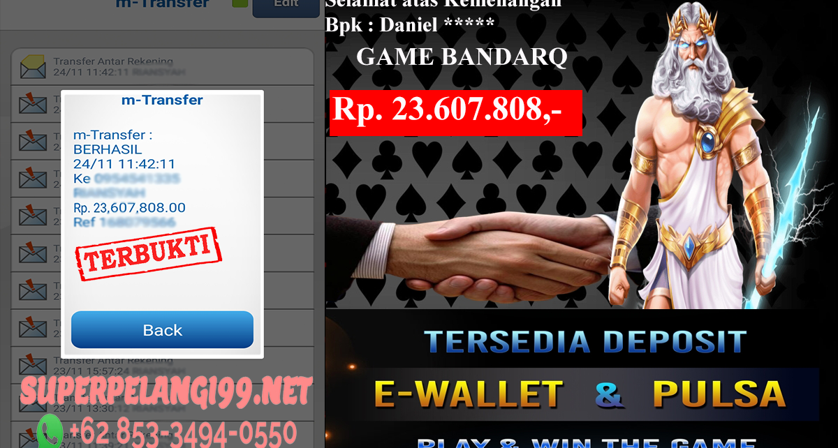 SITUS TERPERCAYA HANYA DI PELANGI99 BANDARQ