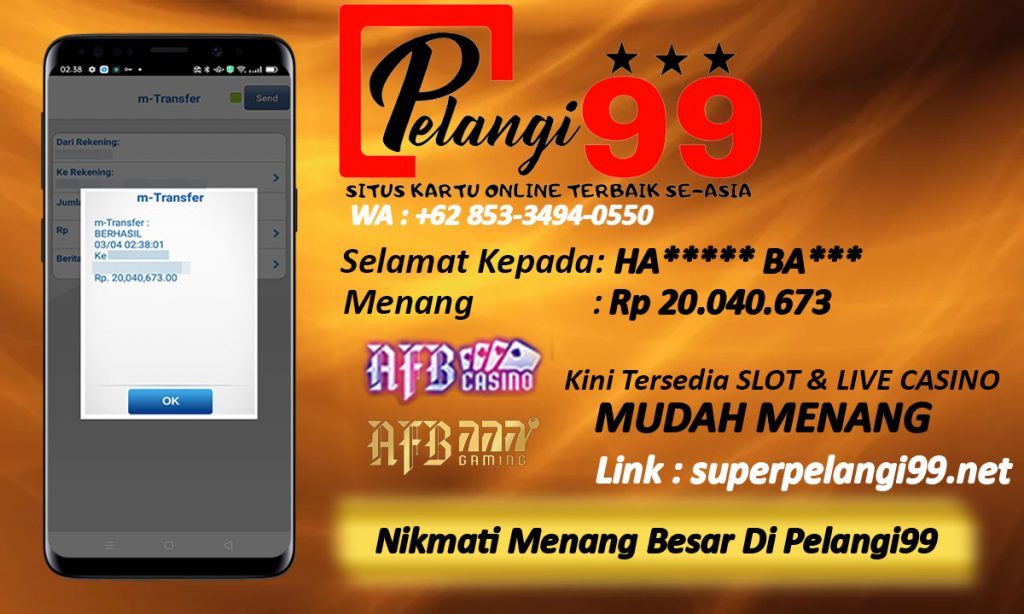 Nikmati Jackpot Bersama Pelangi99 Di SLOT DAN Live Casino