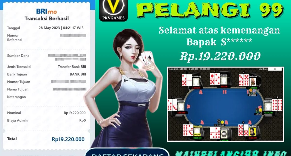 WIN BESAR BERMAIN BANDARQ BERSAMA PELANGI99